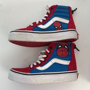Spider-Man high top Vans
